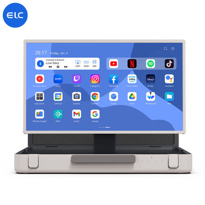 ELC PackGO Draagbare 27 inch briefcase design touchscreen Android systeem Smart TV scherm voor kamperen