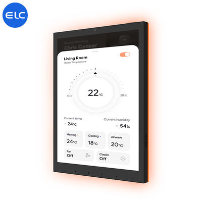 RJ45 met POE Smart Home Tablet 10-punts capacitieve touchpaneel met Zigbee-materiaal