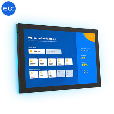 10.1' WiFi6E Smart Home Touchscreen Control Panel Optioneel NFC Camera 5M/P Met LED Light Bar