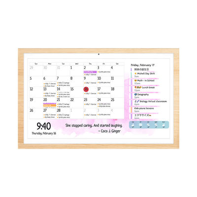 Wandmontage RK3588S2 Ultra-Smal Frame Mu-MIMO In WiFi 6E Tablet Android 13 Timing Tablet Voor kalender