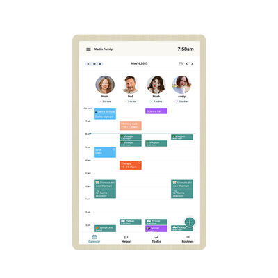 ELC Nieuw ontwerp kalender checklist display RK3576 android 13 slimme touchscreen kalender slimme kalender familie