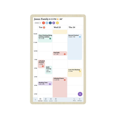 Nieuw ontwerp RK3576 android 13 slimme kalender familie digitale muur kalender kalender checklist weergave