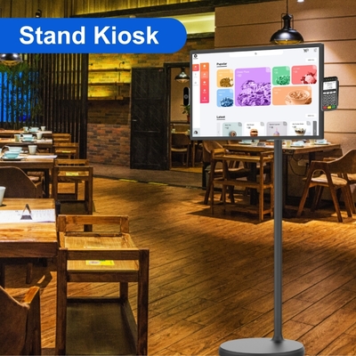 OEM/ODM aanpassen RK3588S2/RK3588 Android 13 24 inch staande digitale bewegwijzering schermen Keuken Displaysysteem Restaurant
