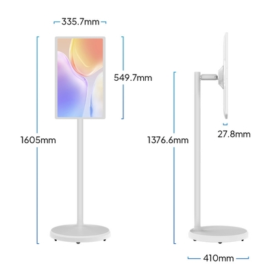 ELC SW2495T 24 inch 1920*1080 250cdm2 10-punts in-cell touch verticale digitale signage display Laptops Pos Tablet Verkoop Kiosken