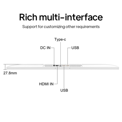 24 inch 32 inch Incell scherm display lcd touchscreen Android 13 Reclame Digital Signage voor fastfoodketens en drankgelegenheden