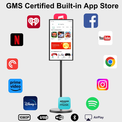 24 inch 32 inch Incell scherm display lcd touchscreen Android 13 Reclame Digital Signage voor fastfoodketens en drankgelegenheden