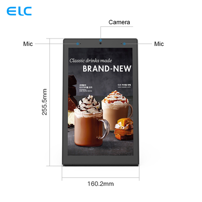 Android Klantfeedback Signage Android 10.0 Digitale Signage L-vorm Restaurant Tablets 10 inch menutablet menuscherm restaurantmenu