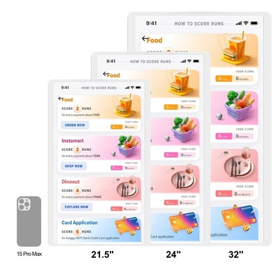 Keuken Display Screen Kds System NFC Pos System Keuken Order Display Monitor Android 13 ELed Menu Management Display Screen KDS