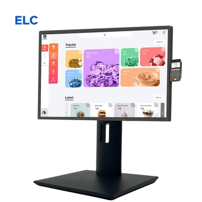 Touchscreen Restaurant Pos Systeem Kiosk 24 Inch Desktop Tablet Draagbare Monitor Scherm Smart Android 13 TV Display Tablet PC