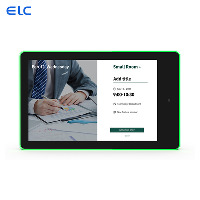 10.1 inch Android Meeting Room Tablet met POE en LED Light Bar