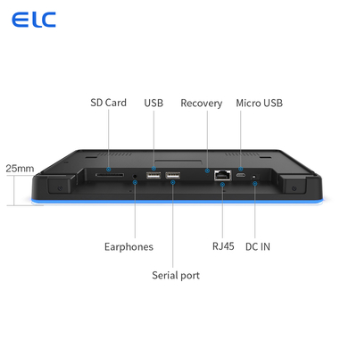 10.1 inch Android Meeting Room Tablet met POE en LED Light Bar