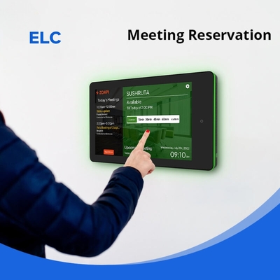10.1 inch Android Meeting Room Tablet met LED Light Bar Wand Mount