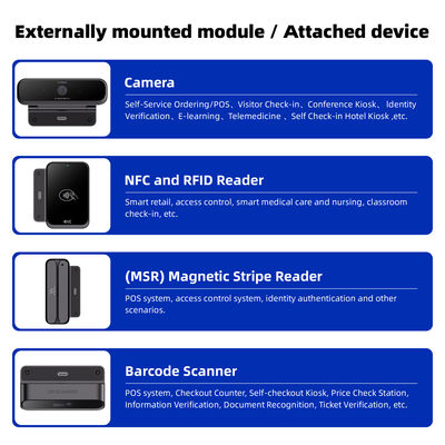 21.5" Touch Screen Android Tablet RK3576 voor Restaurant Point of Sale Terugbestelling Kiosk Zelfbediening bestelmachine