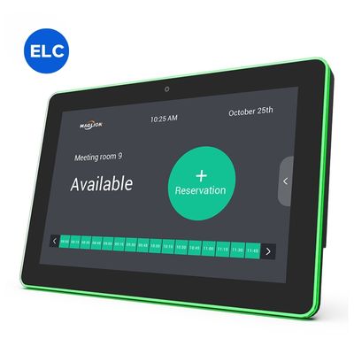 Android 11 touchscreen digitale signage vergaderzaal display tablet met NFC LED lichtbalk