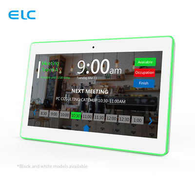 10.1 inch POE Android 11 Meeting Room Tablet Met Touch Screen LED Light Bar