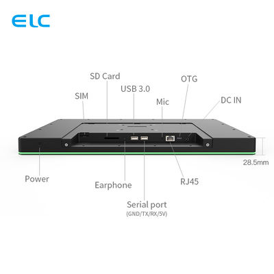10.1 inch POE Android 11 Meeting Room Tablet Met Touch Screen LED Light Bar