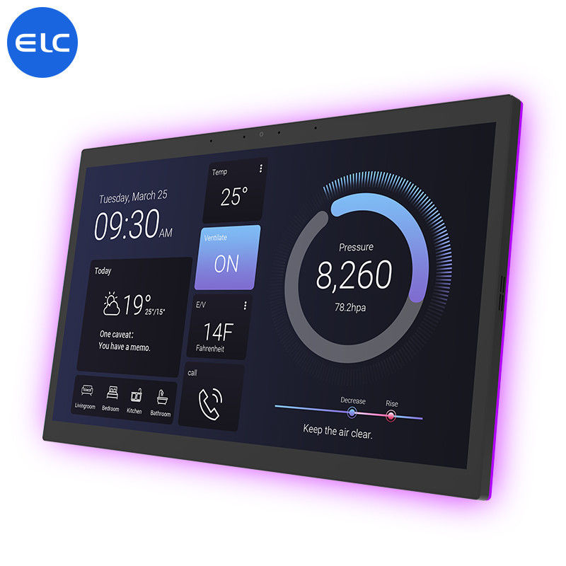 15.6 inch Smart Home Gratis POE LCD Panel Full HD Scherm Met RK3566 Bluetooth 5.3