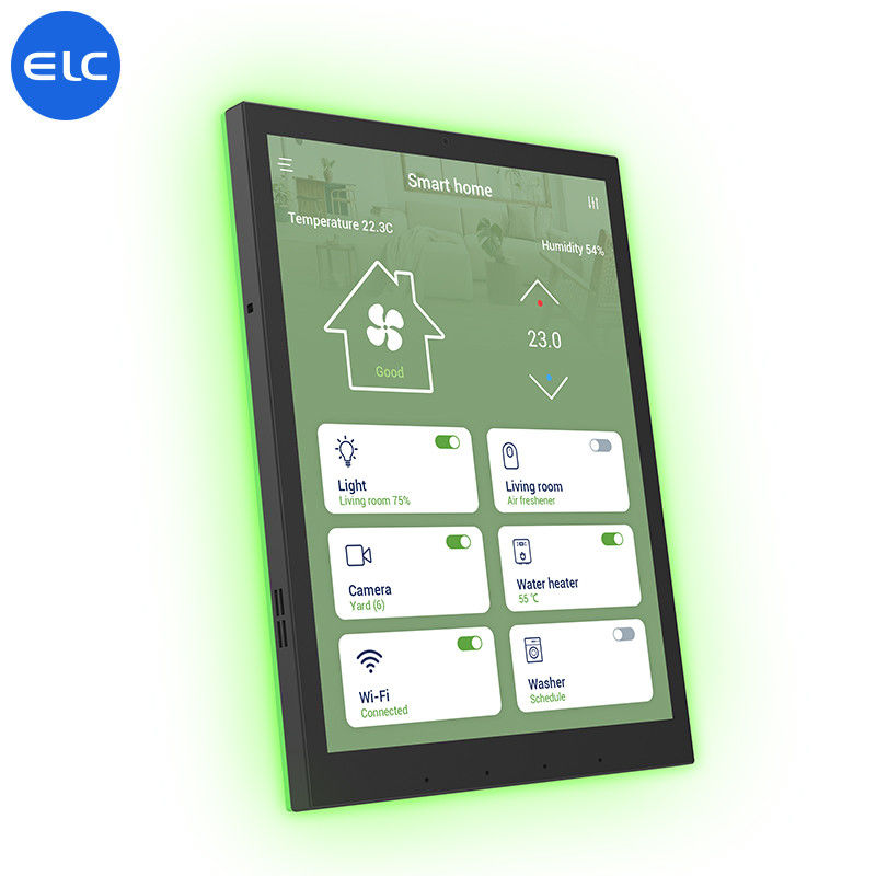 Gratis POE LCD touchscreen Android 13 Smart Home producten met LED lichtbalk