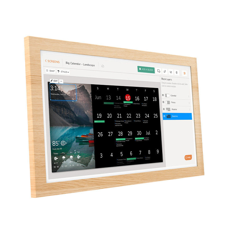 24'' High Performance Tablets Tablet met ultra-slim standaard WiFi 6 met Mu-MIMO voor kalender schema weergave