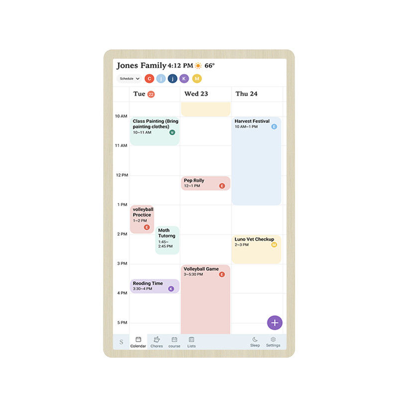 Nieuw ontwerp RK3576 android 13 slimme kalender familie digitale muur kalender kalender checklist weergave