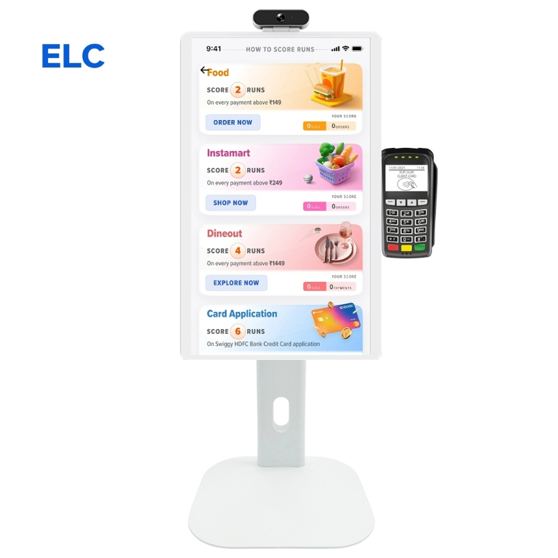 OEM/ODM aanpassen RK3588S2/RK3588 Android 13 24 inch staande digitale bewegwijzering schermen Keuken Displaysysteem Restaurant