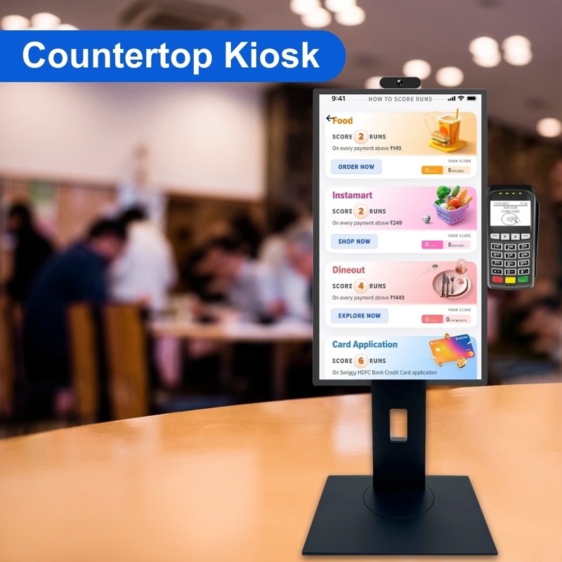 ELC SW2495T 24 inch 1920*1080 250cdm2 10-punts in-cell touch verticale digitale signage display Laptops Pos Tablet Verkoop Kiosken