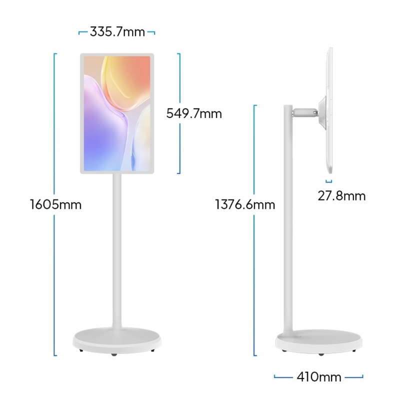 ELC SW2495T 24 inch 1920*1080 250cdm2 10-punts in-cell touch verticale digitale signage display Laptops Pos Tablet Verkoop Kiosken