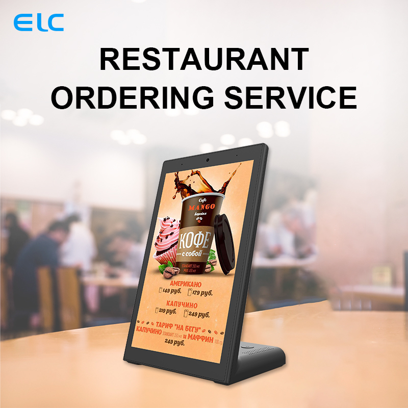 Android Klantfeedback Signage Android 10.0 Digitale Signage L-vorm Restaurant Tablets 10 inch menutablet menuscherm restaurantmenu