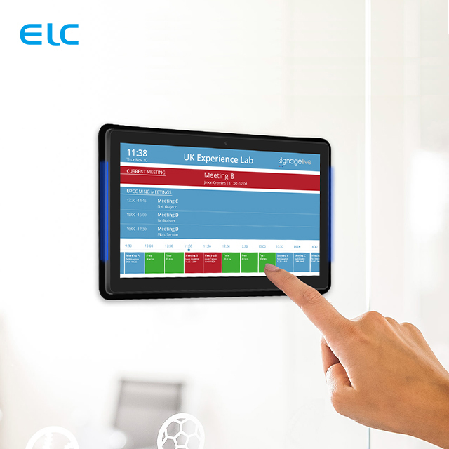 10.1 inch Android Meeting Room Tablet met POE en LED Light Bar