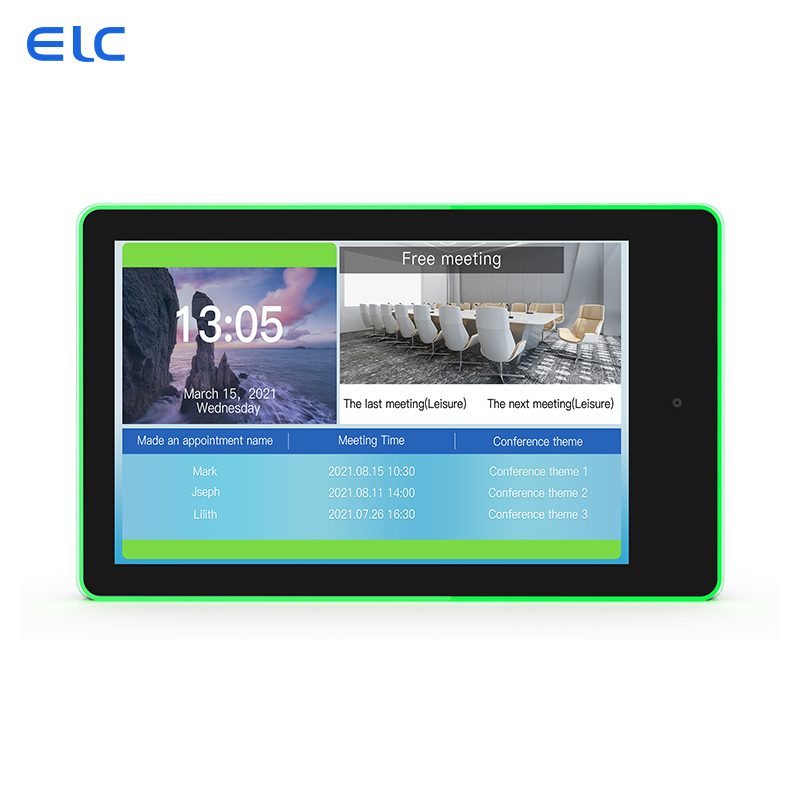 10.1 inch Android Meeting Room Tablet met POE en LED Light Bar