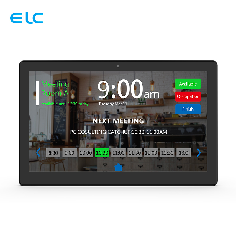 13,3 inch Android vergaderzaal tablet met POE en LED-lichtbalk