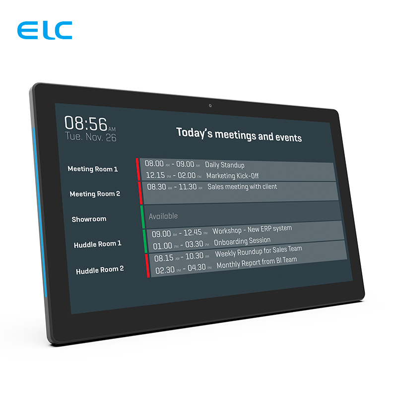 13,3 inch Android vergaderzaal tablet met POE en LED-lichtbalk