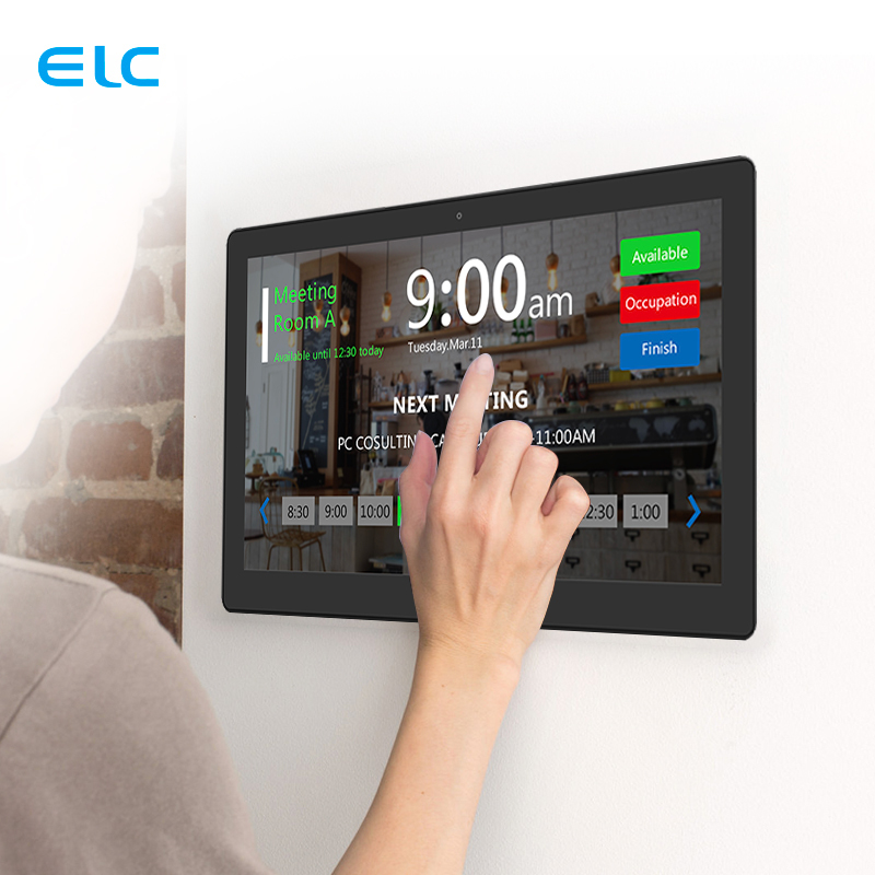 13,3 inch Android vergaderzaal tablet met POE en LED-lichtbalk