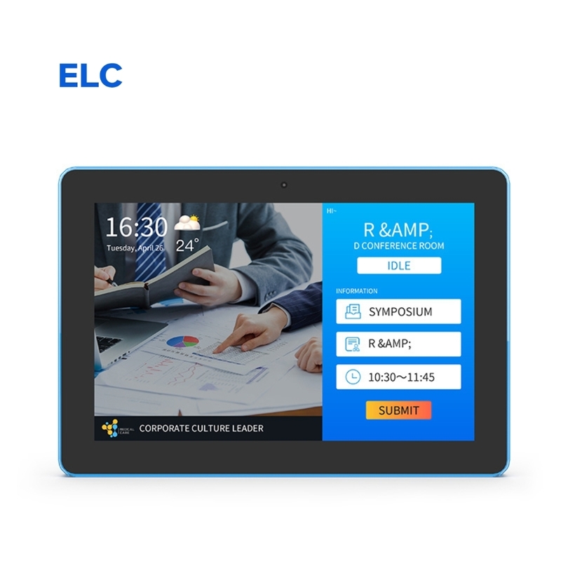 10.1 inch Android Meeting Room Tablet met POE en LED Light Bar