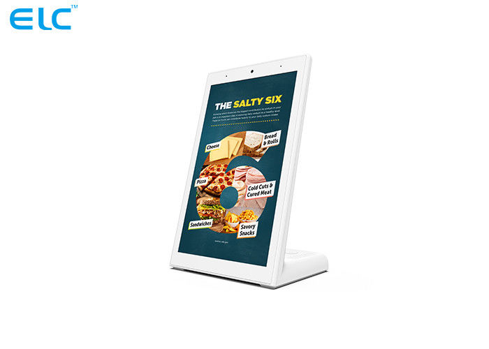 L-vormige Android-Touchscreen 10,1“ Verticale Digitale Signage van RK3288 voor restaurants
