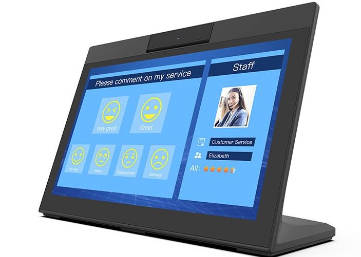 14 de Vorm12v LCD Android Tablet Restaurent die van duiml NFC-tot Betaling opdracht geven