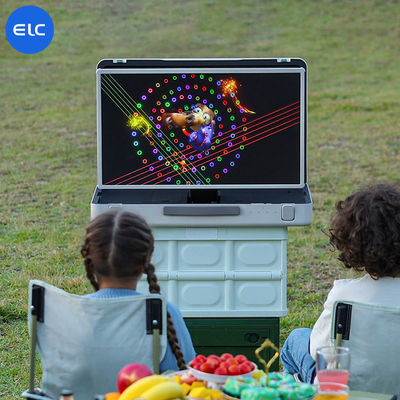 Aanraakscherm ELC PackGo Stemcontrole Afstandsbediening Smart TV Draagbare HD TV Tablet