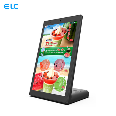 L-vorm Capacitieve 10 inch Android Tablet Touchscreen Menu Display POE RJ45 NFC Camera