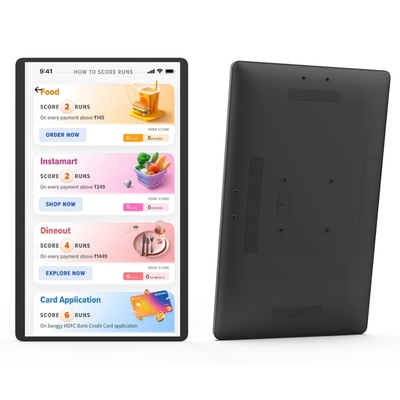 Touchscreen Restaurant Pos Systeem Kiosk 24 Inch Desktop Tablet Draagbare Monitor Scherm Smart Android 13 TV Display Tablet PC