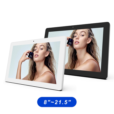 10,1 inch aan de muur gemonteerde digitale signage voor tablets FCC, CE, ROHS, kwaliteit gegarandeerd. Meer details aanpasbaar.