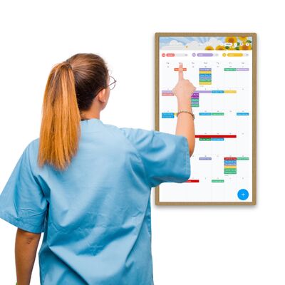 RK3576 Digital Family Plann Android 14 Free Software 24 inch 32 inch Digital Incell Touch Screen Slimme kalender