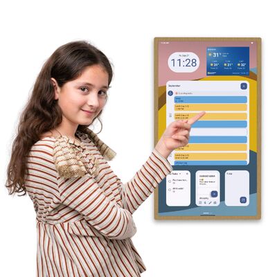 14 inch RK3576 Incell Touch Screen Smart Calendar Wand Display Voor Tijdbeheer